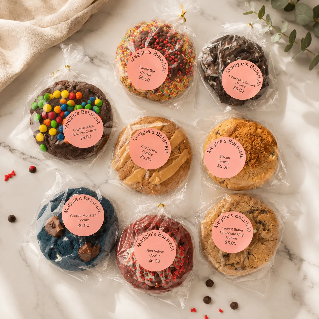Assorted homemade cookies